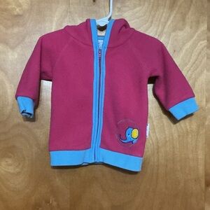 Vibrant Pink and Blue Kids Hoodie